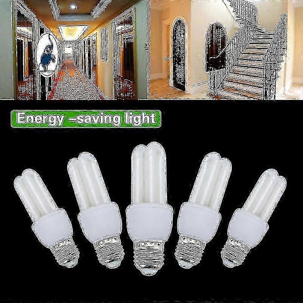 LED Pære Lys 11w E27 Skrue 2u Formet Lyspærer Hjem CFL Lyspære Energisparing