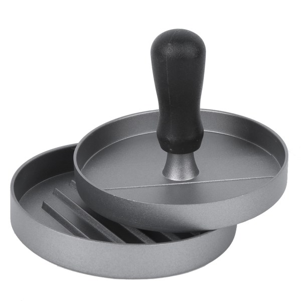 Zink Aluminiumlegering Non-stick hamburgerpressmaskin Verktyg för att göra form till kökstillbehör
