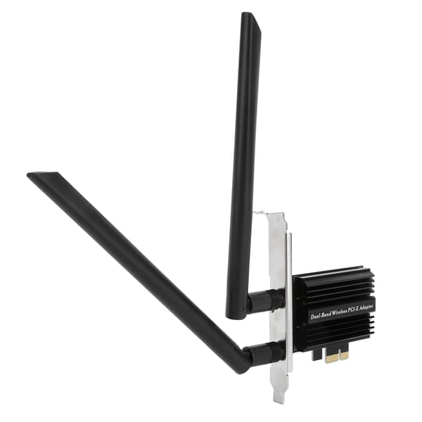 Netværkskort Desktop Dual Band Adapter med 8DB Antenneforlængerkabel AX3000 PCI-E