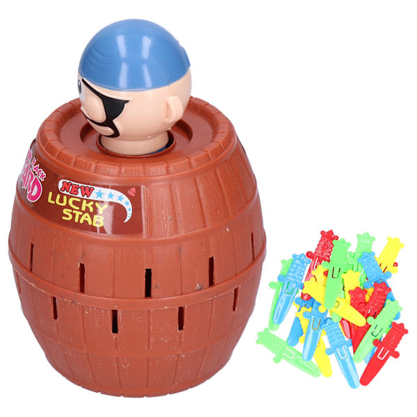 Funny Jumping Popping Toy Figur Barrel Interessant Tricky Party Gathering Game Legetøj Sæt