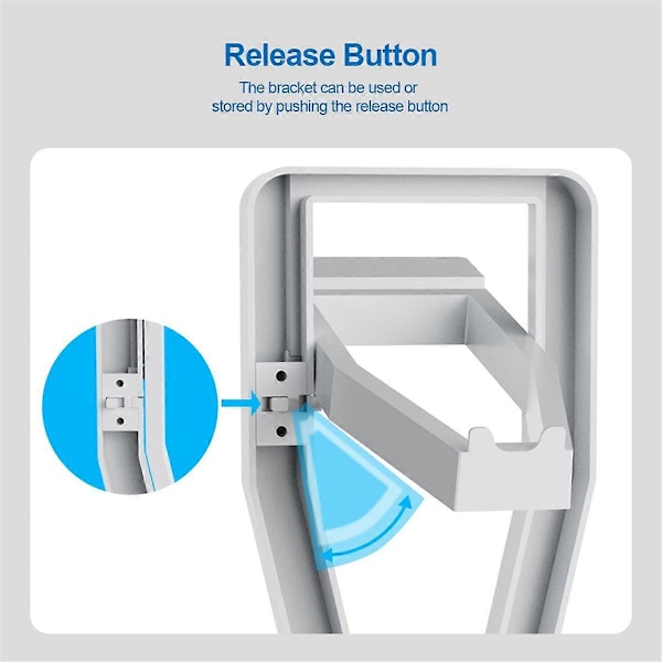 Konsollkontrollorganisator for Meta Quest3/for PS MOVE Grip Hvit