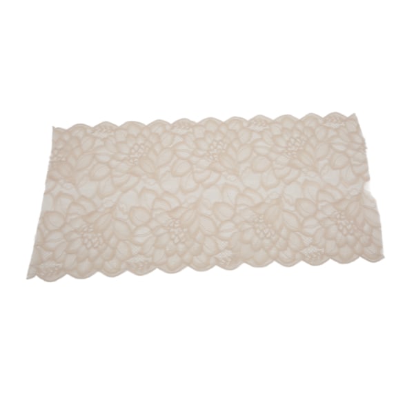 Spetsband 10 meter 23 cm bredd dekorativ elegant spetskant för presentförpackning brudkläder broderidekoration hudfärg