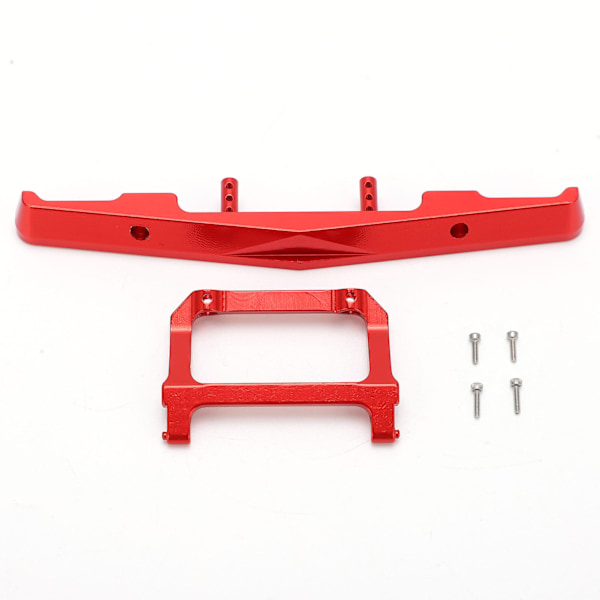 RC Front Bumper Aluminium Alloy Connector for AXIAL SCX24 C10 1/24 RC Car Upgrades PartsRed
