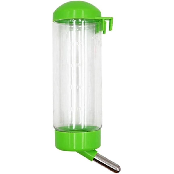 Hængende vandflaske dispenser i plastik til hamster, hund, marsvin, egern, kanin (tilfældig farve)