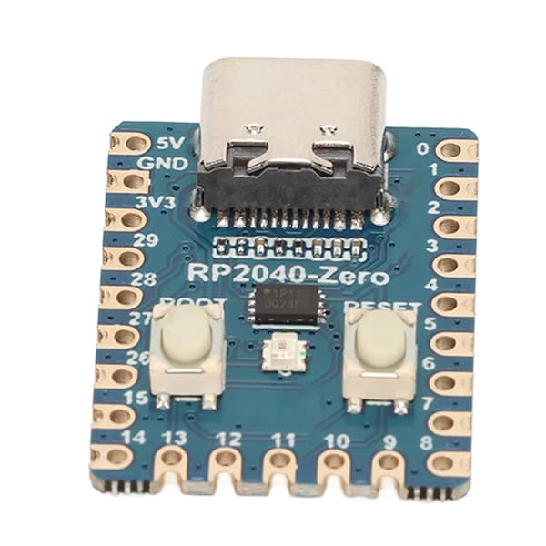 Mikrokontrollerin mini-kehityskortti RP2040-siru, kaksiytiminen prosessori, C C++ Python-tuki Raspberry Pi:lle