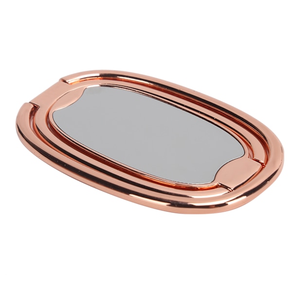 Mobiltelefon Finger Ring Stativ Grepp 360° Rotation Telefonhållare för Magnetisk Bilfäste Roséguld