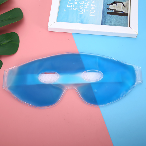 Kølende gel is øjenpleje maske afslappende lindring sovende børns pandebånd med ispose