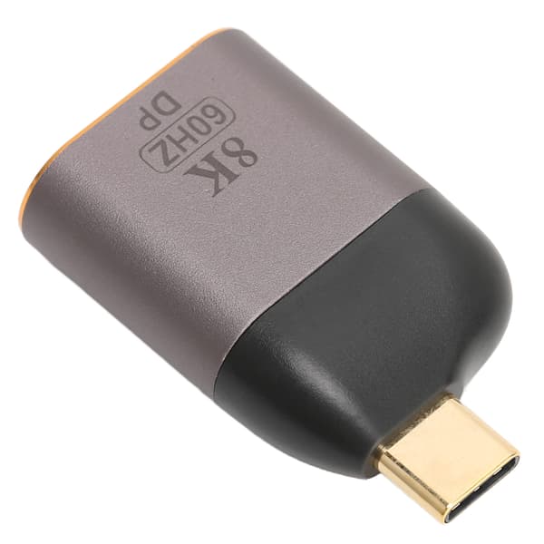 USB C til DisplayPort-adapter 8K 60Hz 8,1 Gbps HBR3 DisplayPort-konverter til OS Tablet Pro til Dell XPS