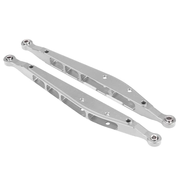 Bakre nedre chassisforbindelse i aluminiumslegering for Axial Rock Racer 90026 RC-bil (sølv)