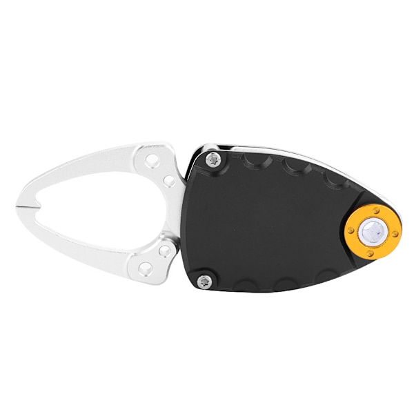 Mini Metal Fish Lip Grip Gripper Clamp Fishing Grabber Tool Accessories (Sort)