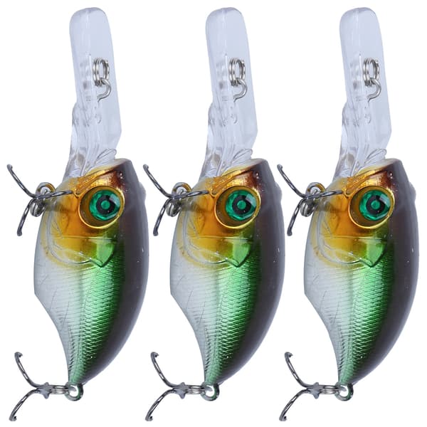 3 st Deep Diving Hook Scrapper Bete Artificiell Simulation Livsliknande Fisketackel 2#