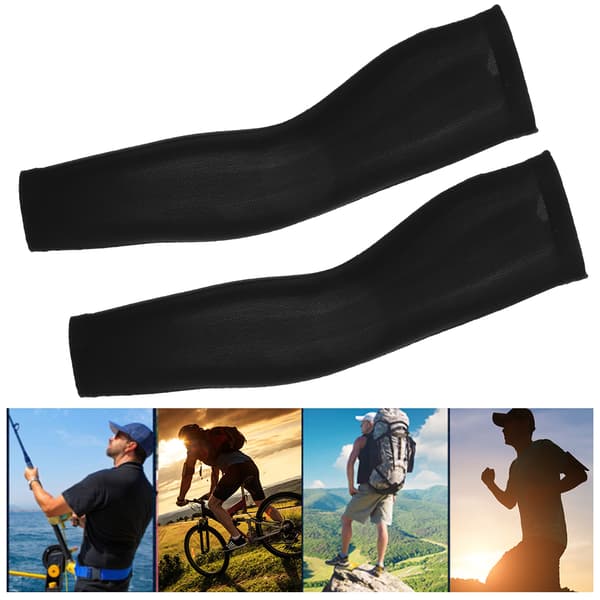 Elastiska cykelärmar för sommaren Utomhus Armärmar Sportutrustning för män Kvinnor Använd Elastisk Armärm XL