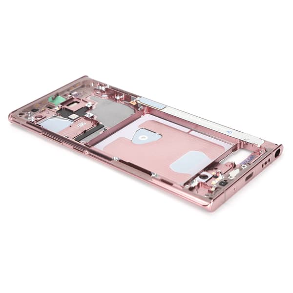 Midtre rammeinnfatning deksel erstatning for Note 20 Ultra reparasjonstjenestedeler Rosa
