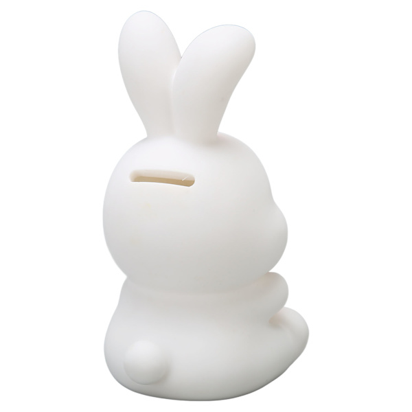 Rabbit Piggy Bank Söt splitterfri myntbank Bitrthday Present för hem sovrum dekoration