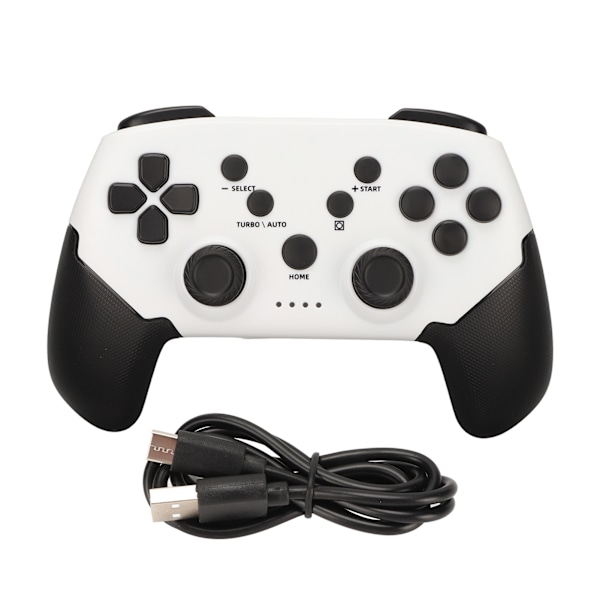 Trådløs spillkontroller Justerbar Burst-hastighet Multimodus Bluetooth Gamepad for Switch for Steam Phone PC Tablet