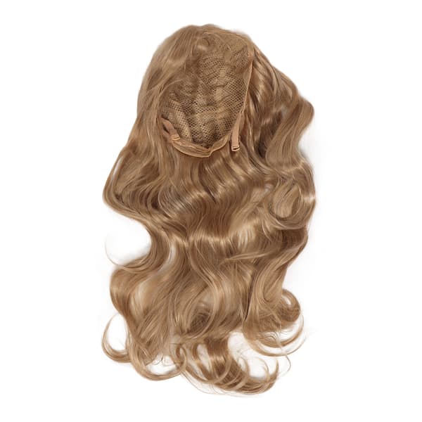 Lång Blond Våg Peruk Mode Vacker Mjuk Lättskött Lockig Peruk för Kvinnor Daglig Festanvändning