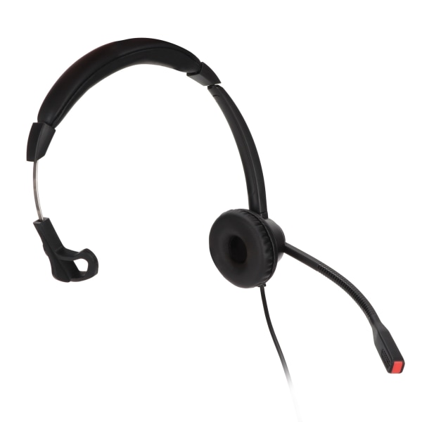 Enkelsidigt örontelefonheadset USB Business Headset med brusreducerande mikrofon för Call Center