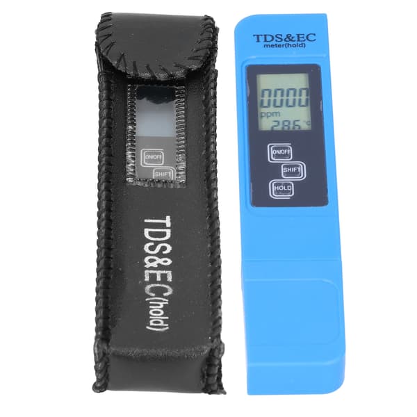 0-9999 ppm TDS/EC-tester Bærbar vannkvalitetsmonitor Testpenn Multifunksjonelt testinstrument