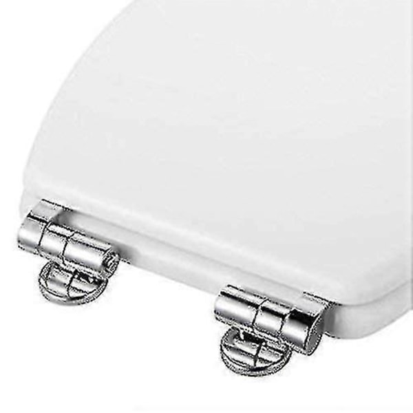 WC-istuimen saranakiinnikkeet, 2 kappaleen sarja WC-istuimen varaosasaranoita sinkkiseoksesta valmistetuilla kiinnikkeillä