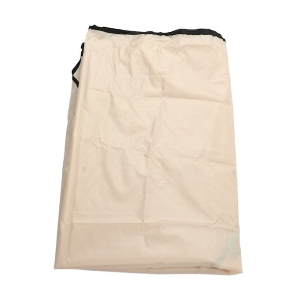 Canopy Canvas Rustfrit Stål 4x4x4m Trekant Baldakin med 3 Reb for Gårdsplads Græsplæne Have Hvid