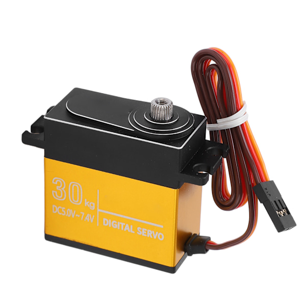 HOBBYFANS 2 Set 30kg Digital Servo RC Vattentät Metallväxel Servo för 1/8 1/10 RC Bil Båt RC Tillbehör Delar