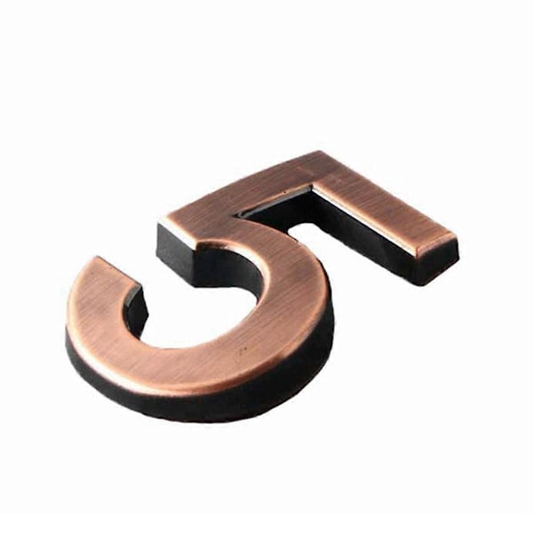3D 0-9 Numerot Huoneen Portin Numero Rakennuksen Oven Osoite Huoneisto