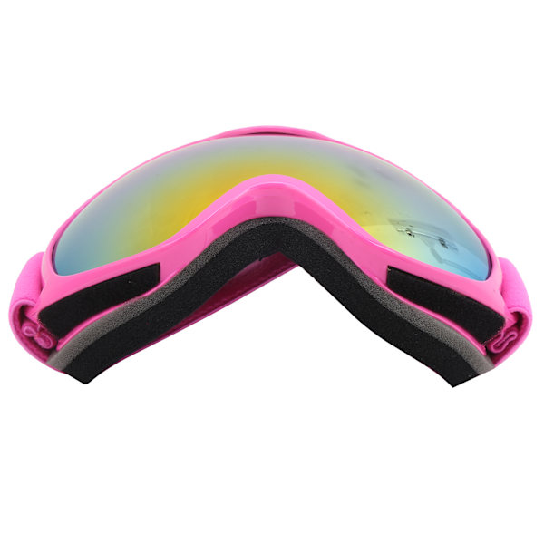 Skidglasögon AntiFog Vindtät Dubbelskikts PC-lins Klättring Snösporter Glasögon för Barn (Rosa)