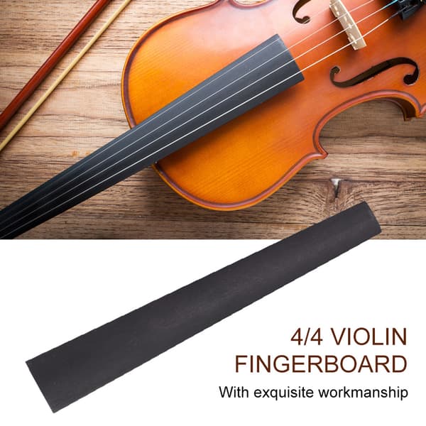 Ebenholtsort Sort Violin Gribebræt Dele Musikinstrument Tilbehør (4/4)