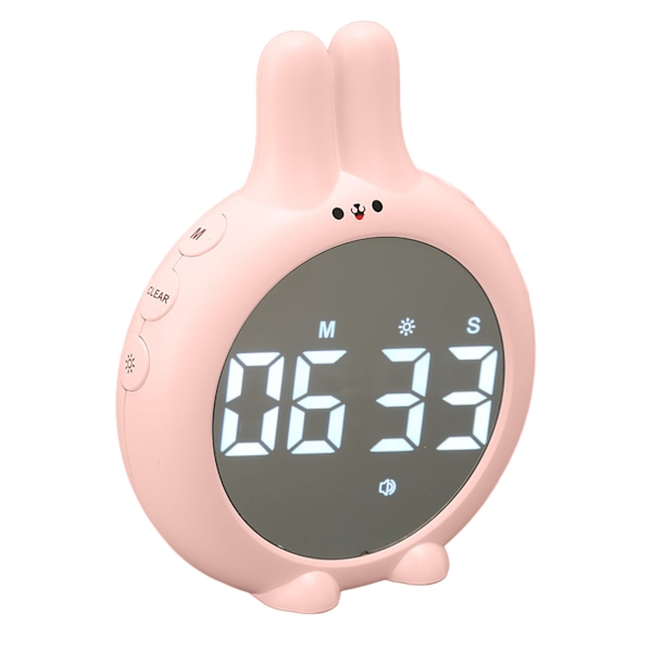 Söt digital timer multifunktionell magnetisk nedräkningstimer för barn med hög precision för läxor Matlagning Sport