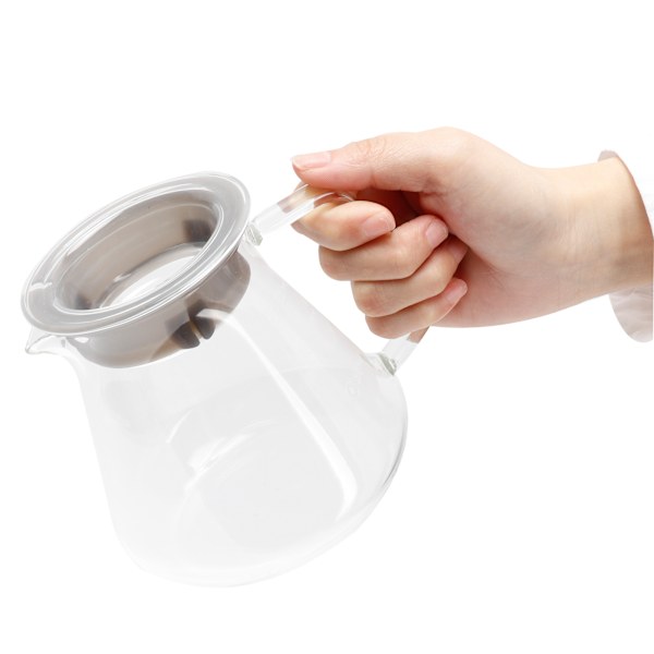 Glas Pour Over Kaffeemaskine Kaffekande Kedel til Hjemmekontor Cafe Butiksartikler 300ml