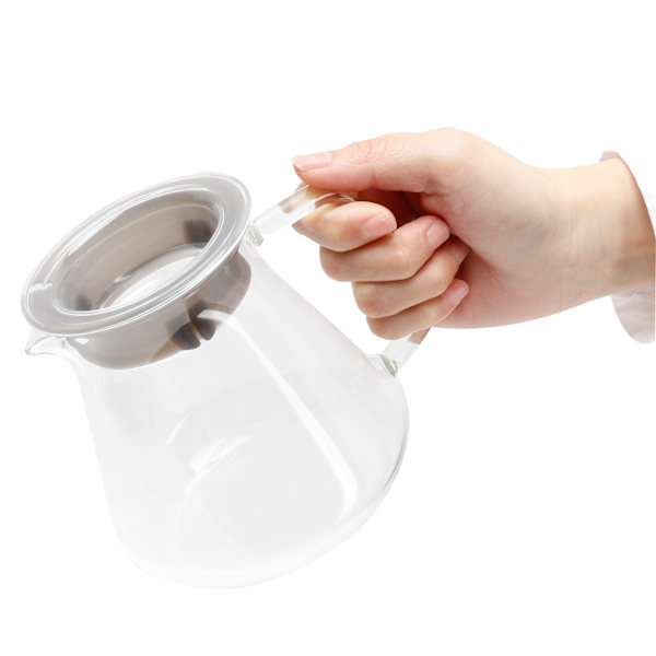 Glaskanna för Pour Over-kaffe, Kaffekanna, Kanne för Hem, Kontor, Café, Butikstillbehör, 300 ml