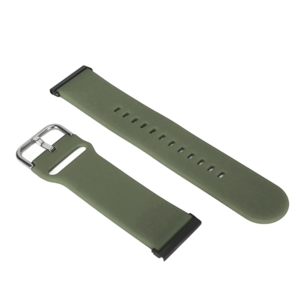 Silikon Smartwatch-bånd Justerbar erstatningsklokkeremtilbehør for Suunto7 OD Green