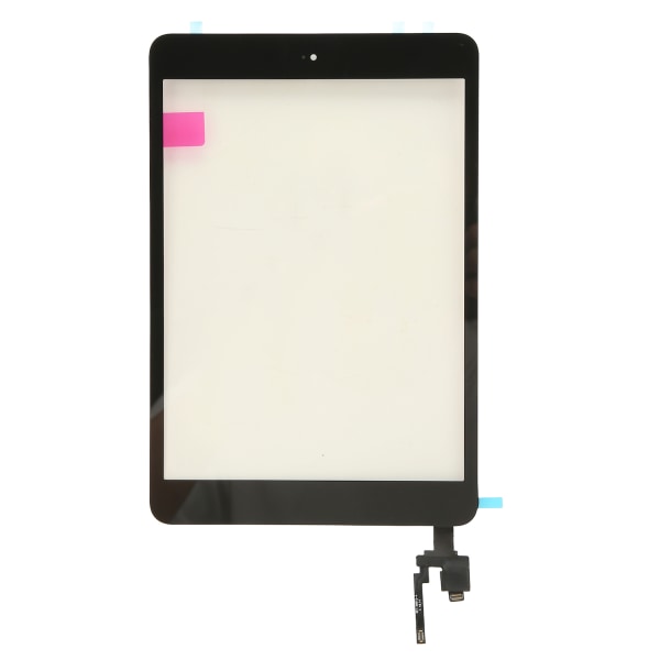 Tablet Digitizer Touch Screen Hærdet glas Tablet Digitizer Touch Screen Erstatning med Hjem-knap til Mini 3 Black