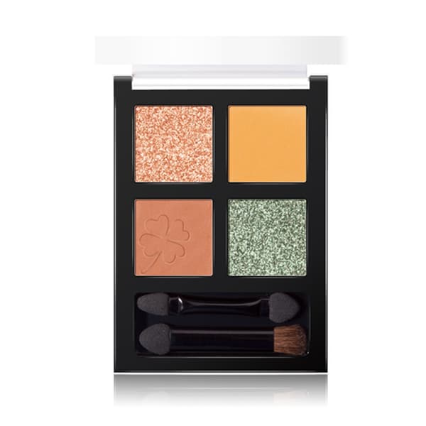 4 färger glitter lysande långvarig ögonskuggspuder smink kosmetiskt puder #3