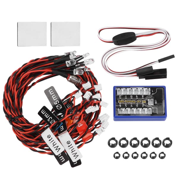 RC Modell Fjernkontroll Lys Simulering Blits for TAMIYA/HSP CC01 1/10 1/8 RC Bil