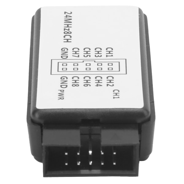 USB-logikanalysator 8-kanals minienhet med kabel för ARM FPGA 24 MHz ‑0,5 V‑5,25 V