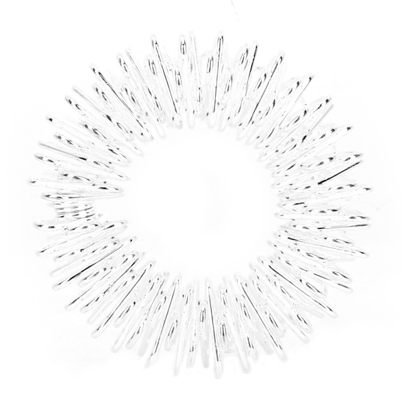 Spiky sensoriske fingerringer Fingre Massasje Stresslindrende Smerteterapi Ringer for barn Voksne Sølv