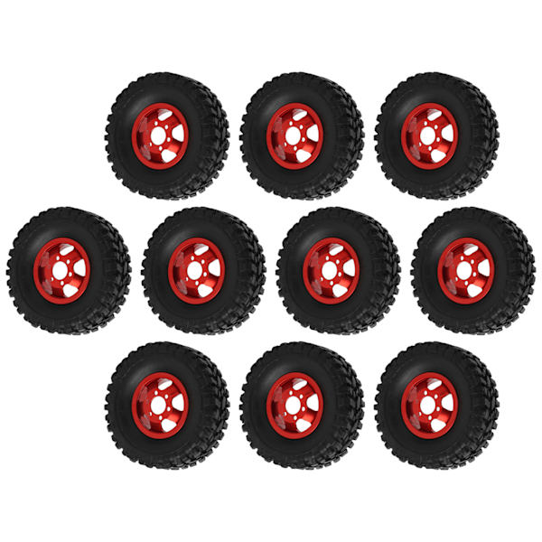 6WD gummihjul aluminiumslegering hjulnav til WPL B24 B36 1/16 RC bil opgradering del rød