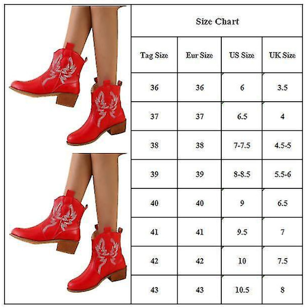 Casual Mid Heel Wide Width Women's Cowboy Ankle Bootie Shoes38 Black