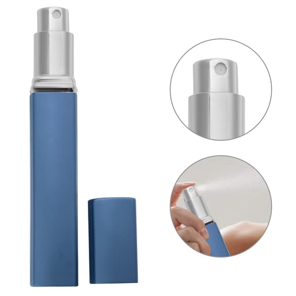 Resa Bärbar Påfyllningsbar Parfym Atomizer Flaska Tom Pump Lotion Sprayflaska 12ml Blå