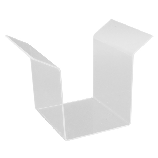 Ziplock poseholder - poseholder til poser - akryl - håndfri til at hælde rester - madposeholder til køkkenhjem S