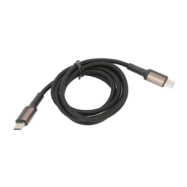 KUULAA Hurtigopladning Zine Legering TypeC til TypeC Nylon Flettet Tråd Mobiltelefon Data Tråd(2m )