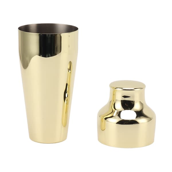 Cocktail Shaker 304 rustfritt stål fransk stil bartender shaker for blandede drinker luksusgull