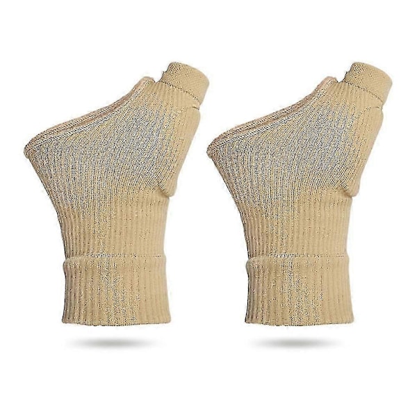 Gel Kompressions Tommelfingerstøtte Beskyttelsesærme Gigt Handsker RSI Ledsmerter color02