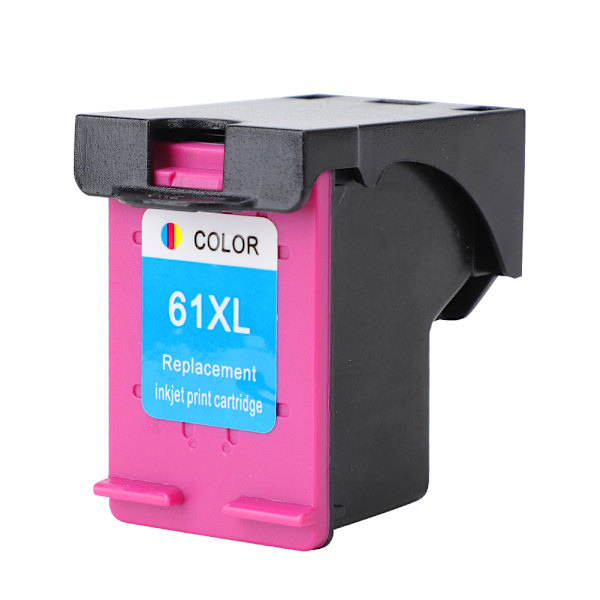 Påfyllningsbar bläckpatron för HP 61 XL Officejet 2620 4639 Deskjet 1000 1050 2000 skrivare - Färg