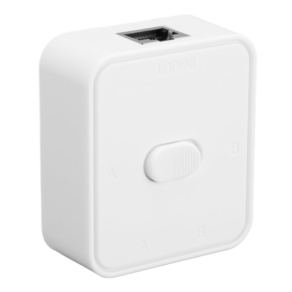 Gigabit Nätverksswitch 2 Port 10/100/1000 Mbps 2 In 1 Ut 1 In 2 Ut PoE Extender Switch RJ45 Network Splitter Adapter