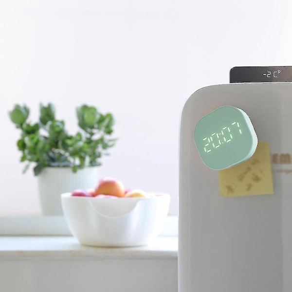 Magnetisk Grøn LED Smart Sensor Digitalt Vækkeur til Børn
