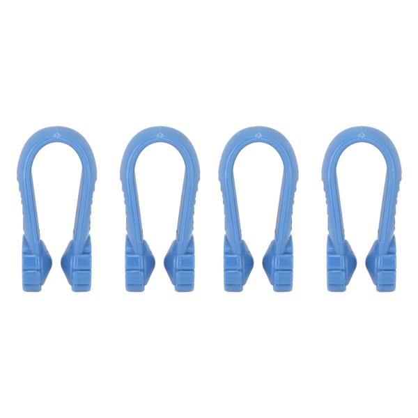 4 stk. Håndtrykspunktklemme Blomsterform Reducer spænding Universal Mini Migræne Relief Clip Blå