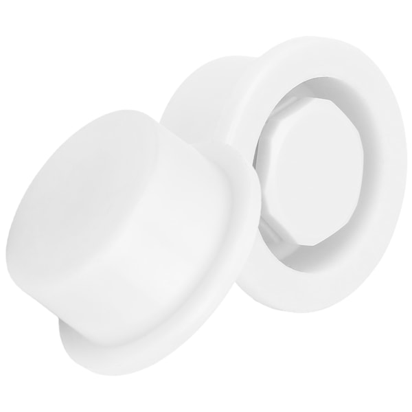 2 stk. PVC Surfboard Paddle Board Udluftningshul Automatisk Åndedræt Vandtæt Tilbehør Hvid