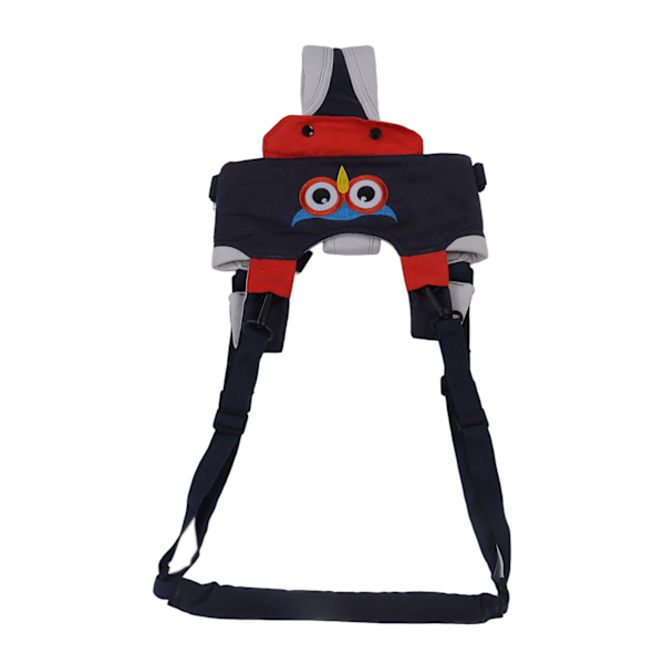 Baby Walking Harnesses Assistant Justerbar Mjuk Andningsbar Tyg Handhållen Toddler Walk Helper Mörkblå
